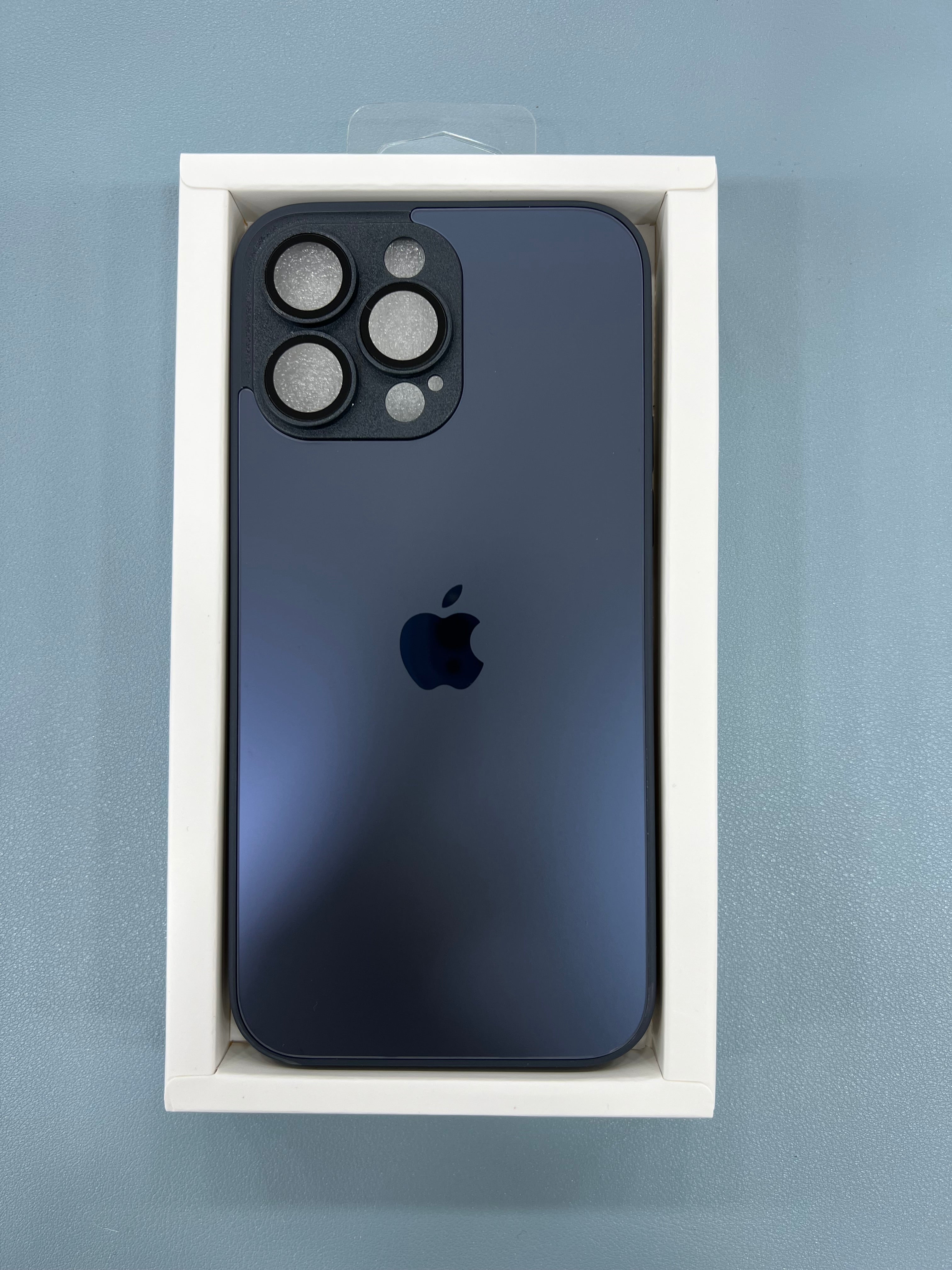 Original AG Glass case with Apple Logo