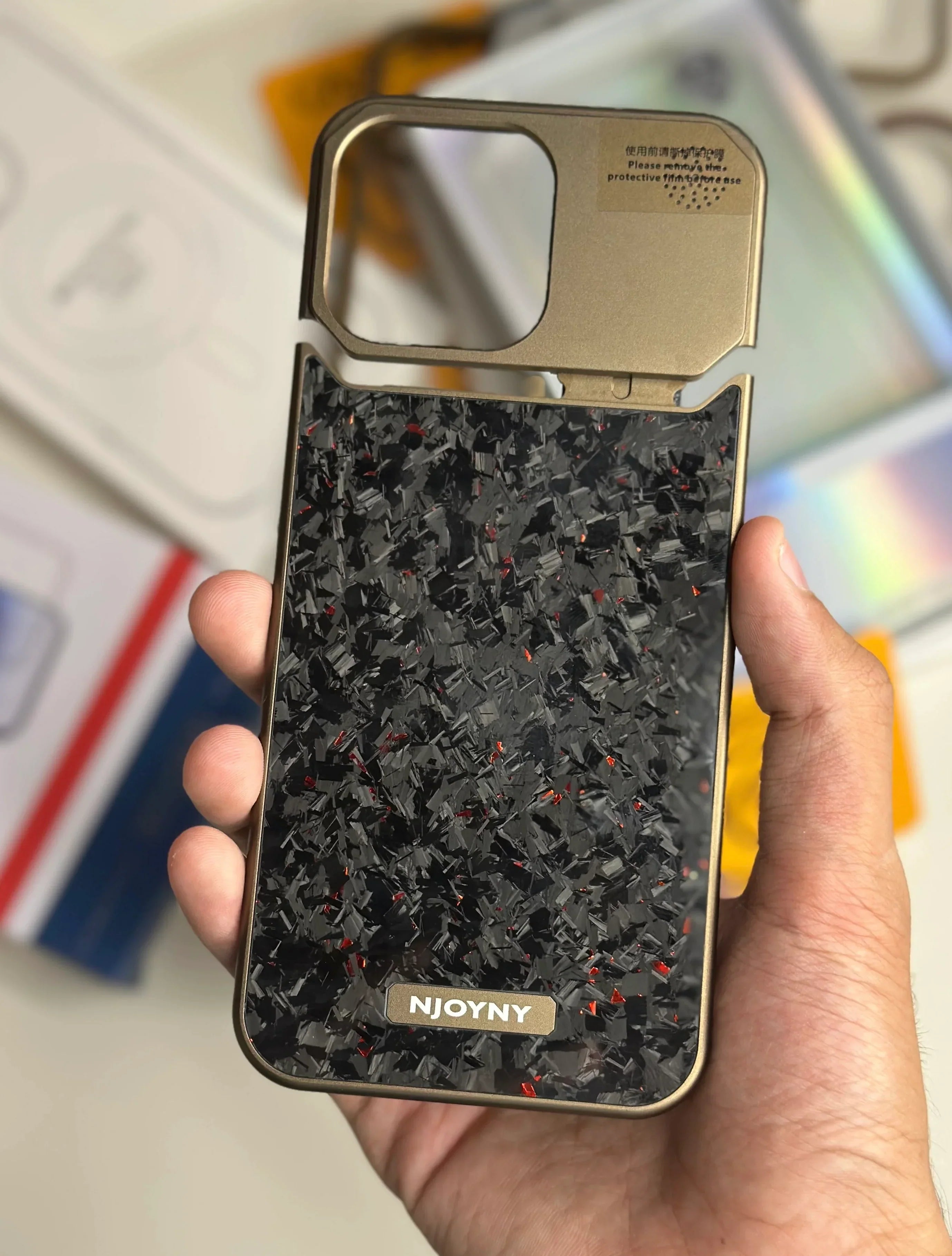 Armor King Aluminum + Carbon Aromatherapy Protective Cover Case