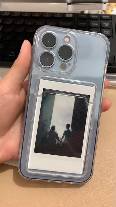 Silicone Transparent case with card holder