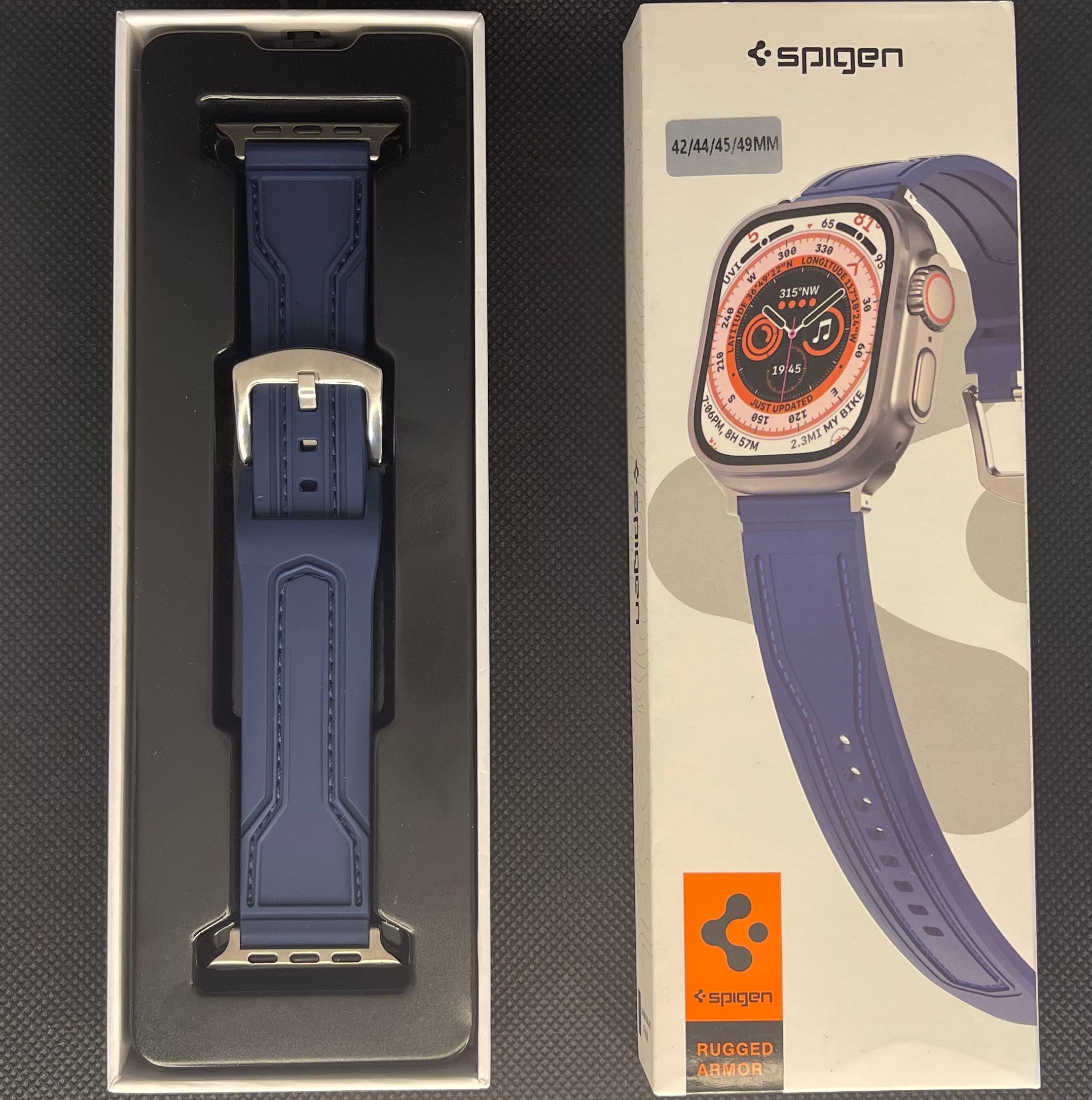 Silicone watch strap