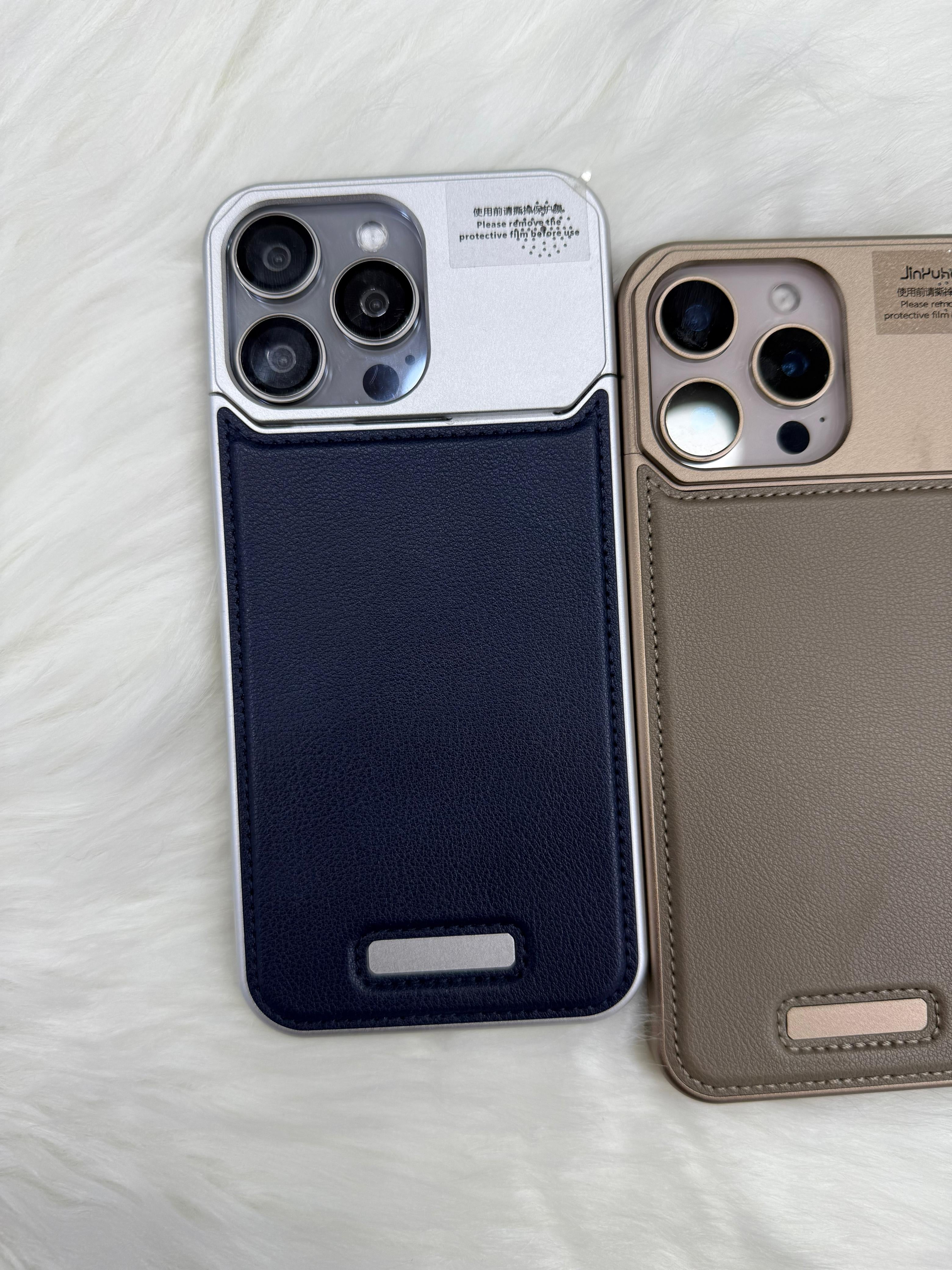 Armor King Aluminum + Leather Heat Dissipation Aromatherapy Protective Cover Case