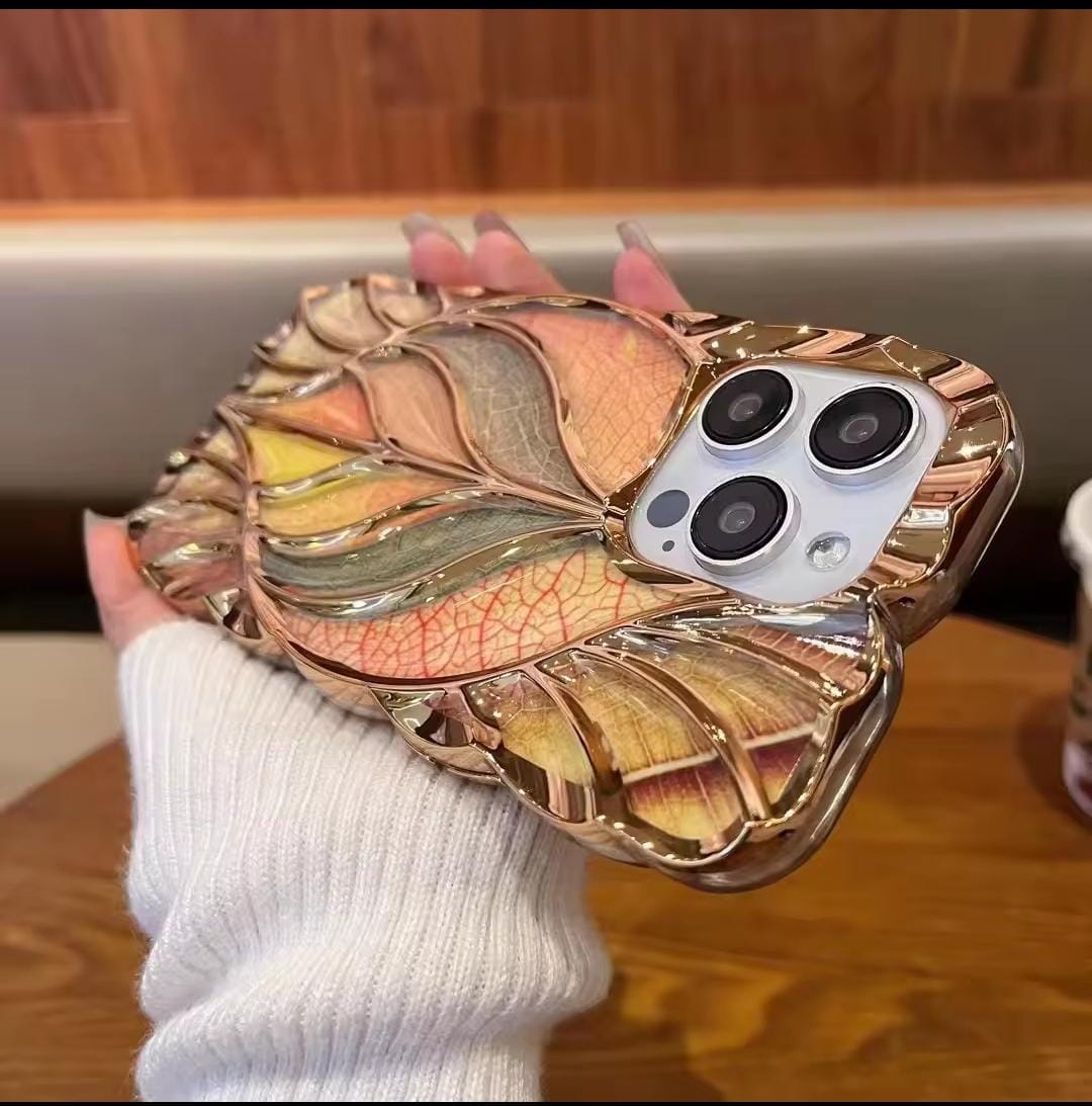 Metallic leaf - iPhone premium case