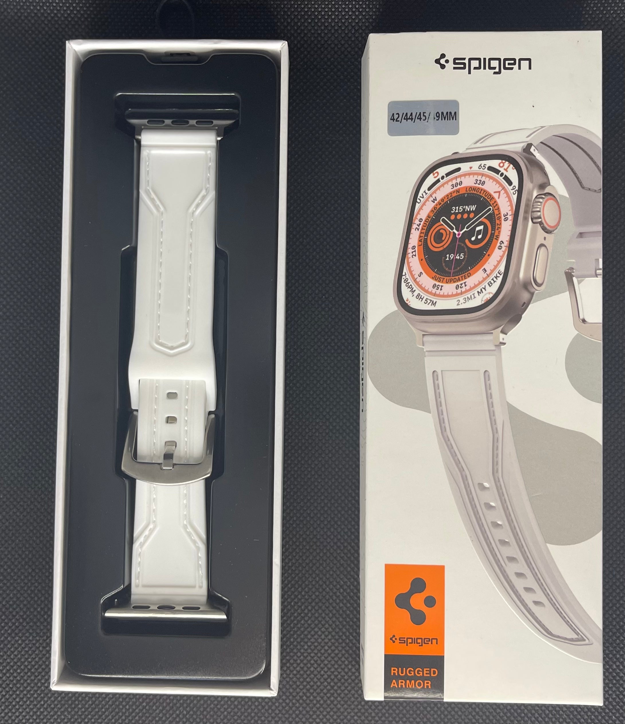 Silicone watch strap