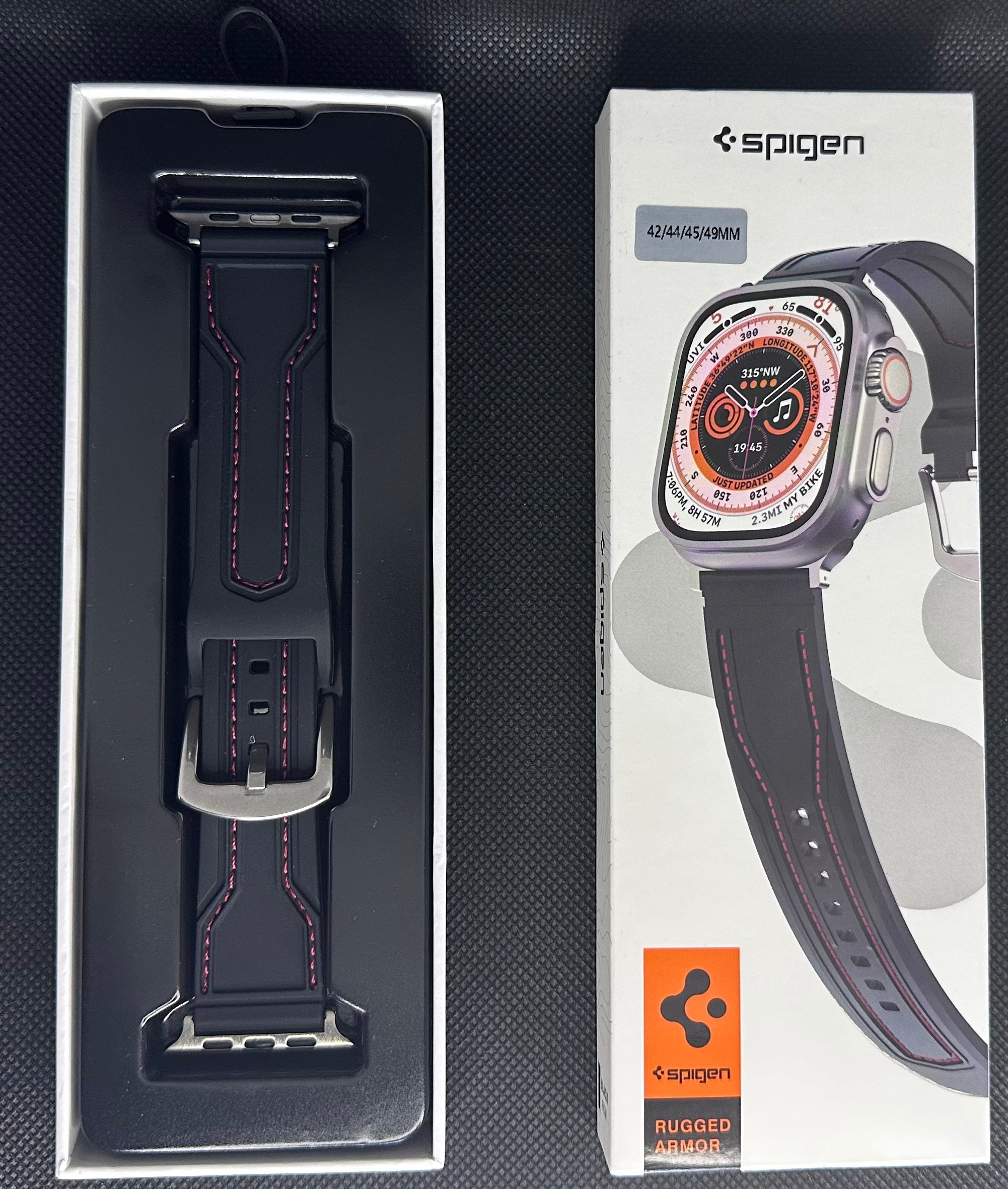 Silicone watch strap