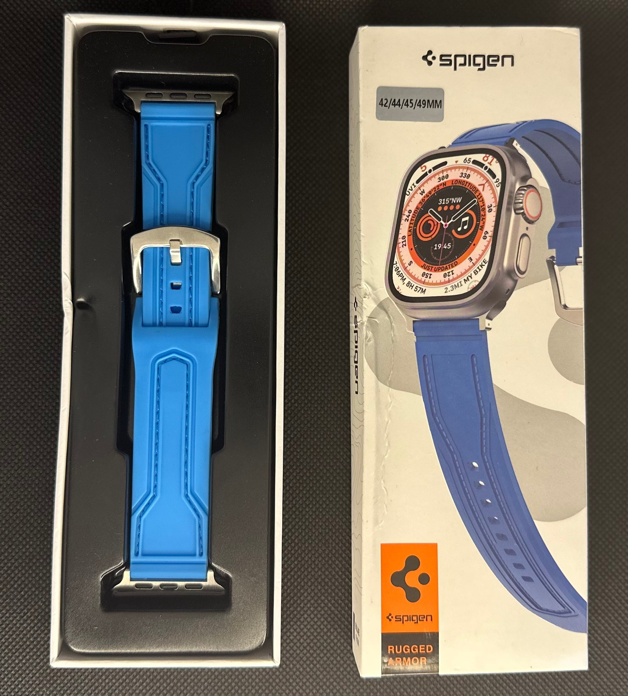 Silicone watch strap