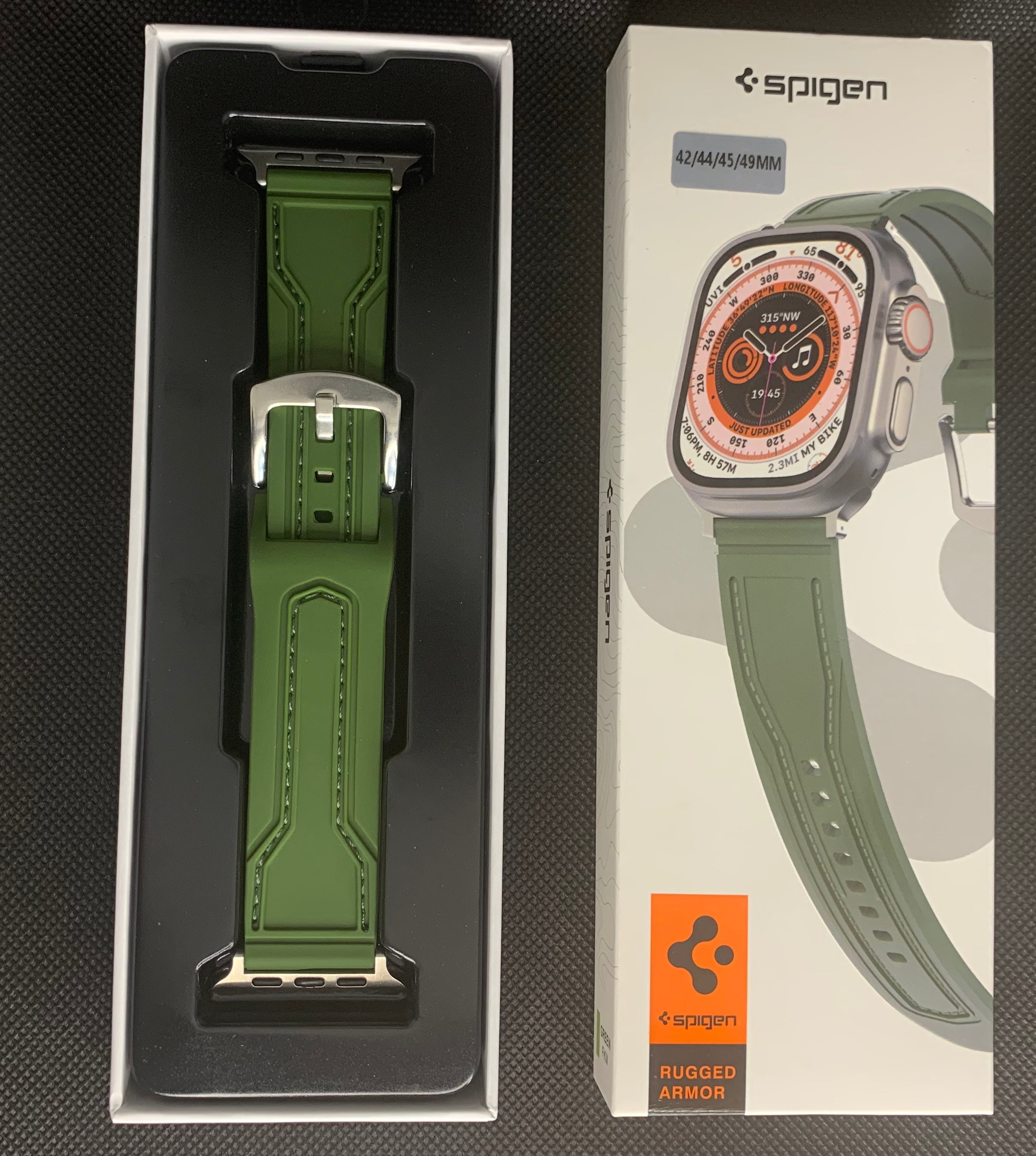 Silicone watch strap
