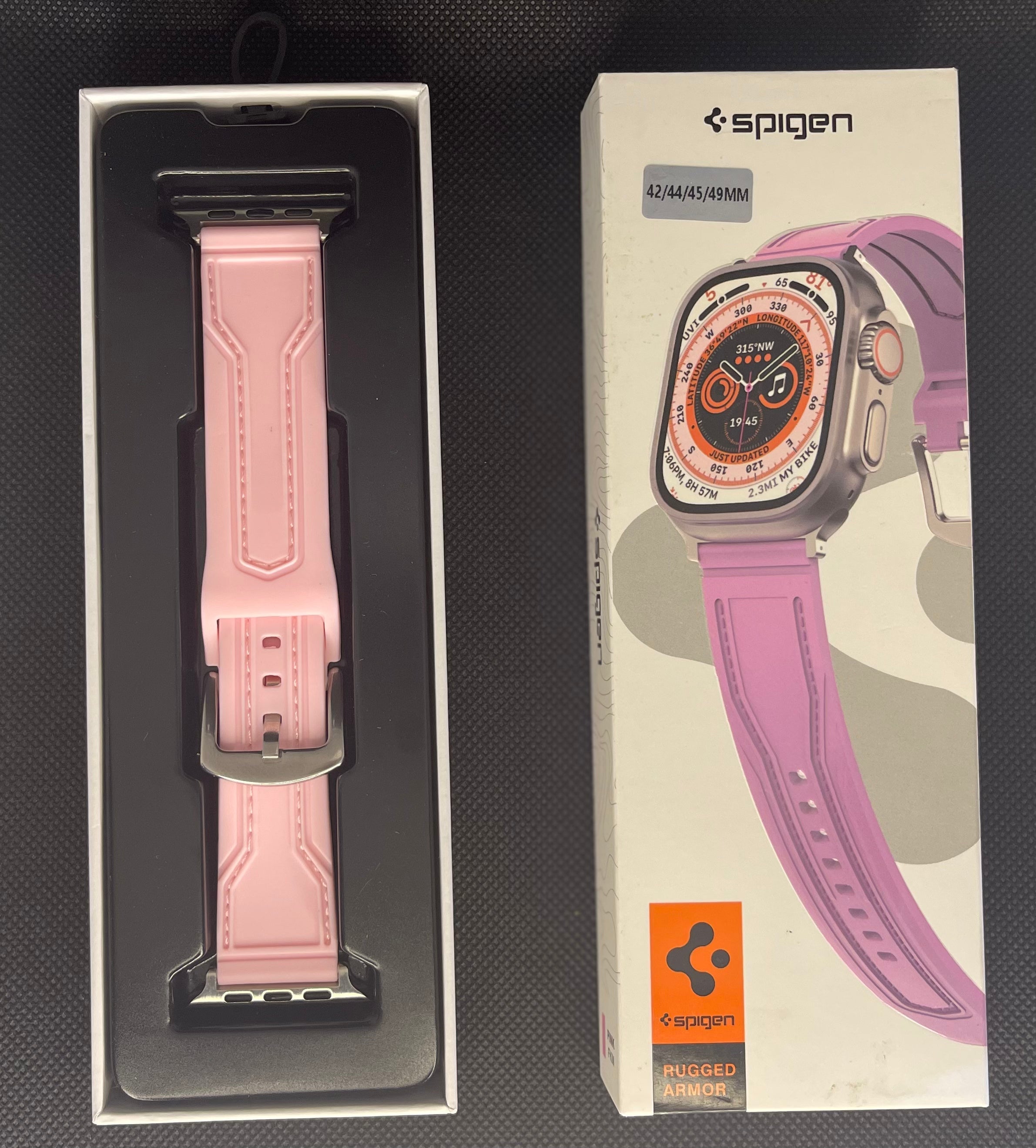 Silicone watch strap