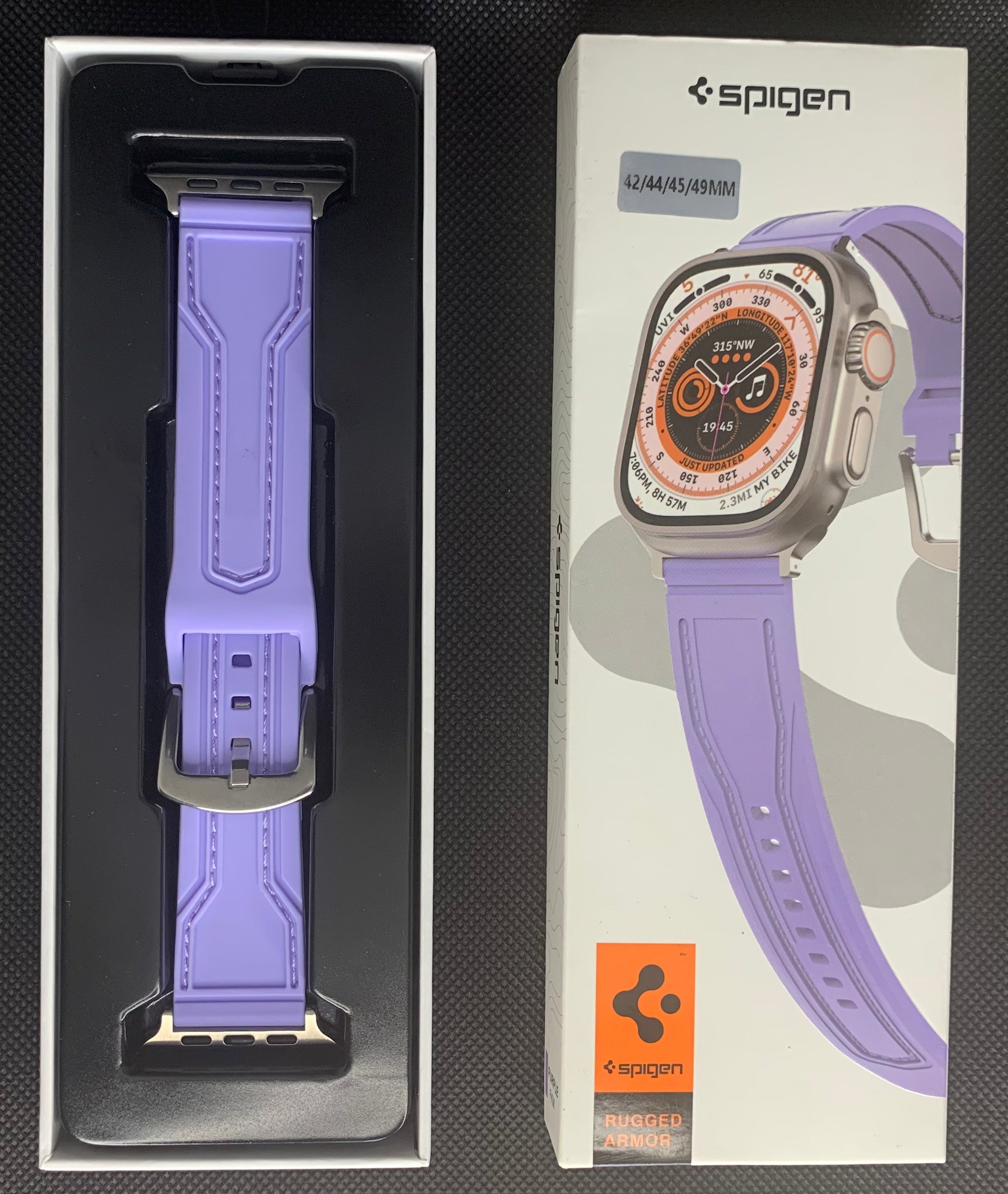 Silicone watch strap
