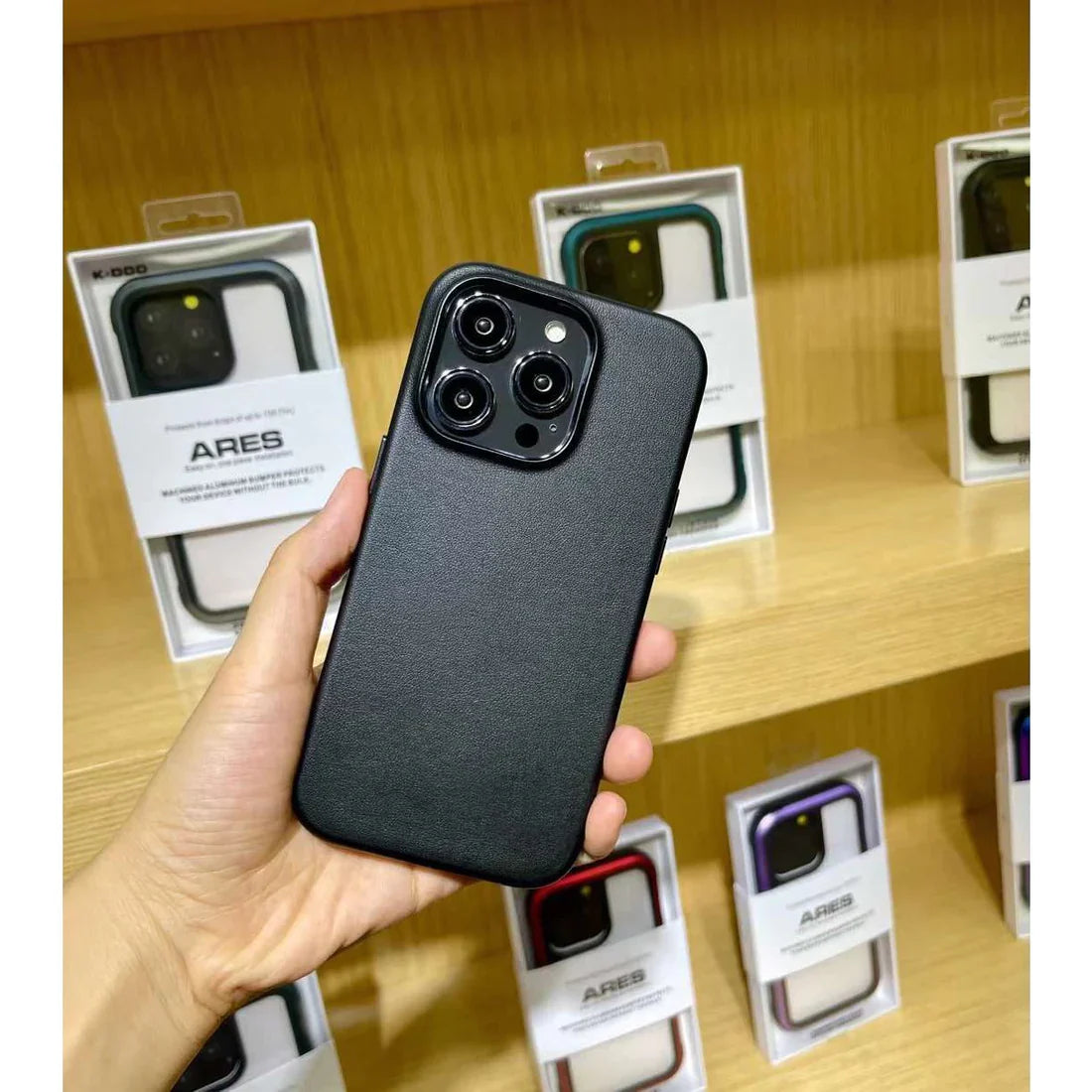 Iphone 13/14 Series Leather Case KZDOO Noble Collection