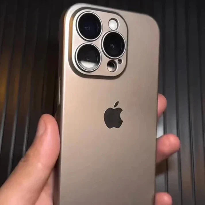 Premium Matte with Shine Logo with Camera Protection case