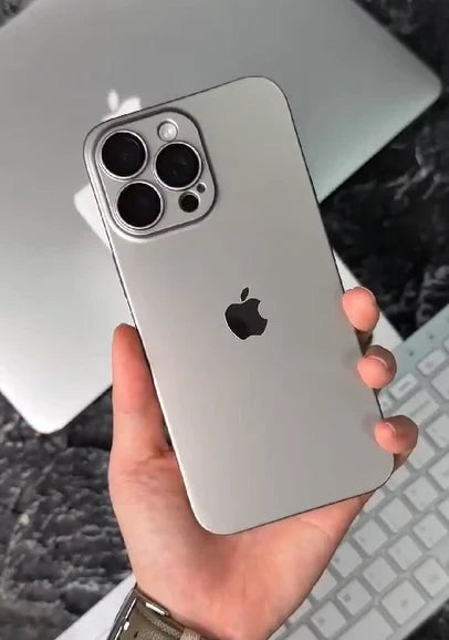 Premium Matte with Shine Logo with Camera Protection case