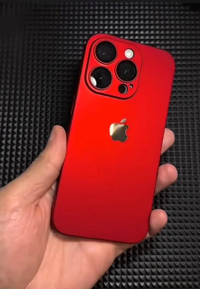 Premium Matte with Shine Logo with Camera Protection case
